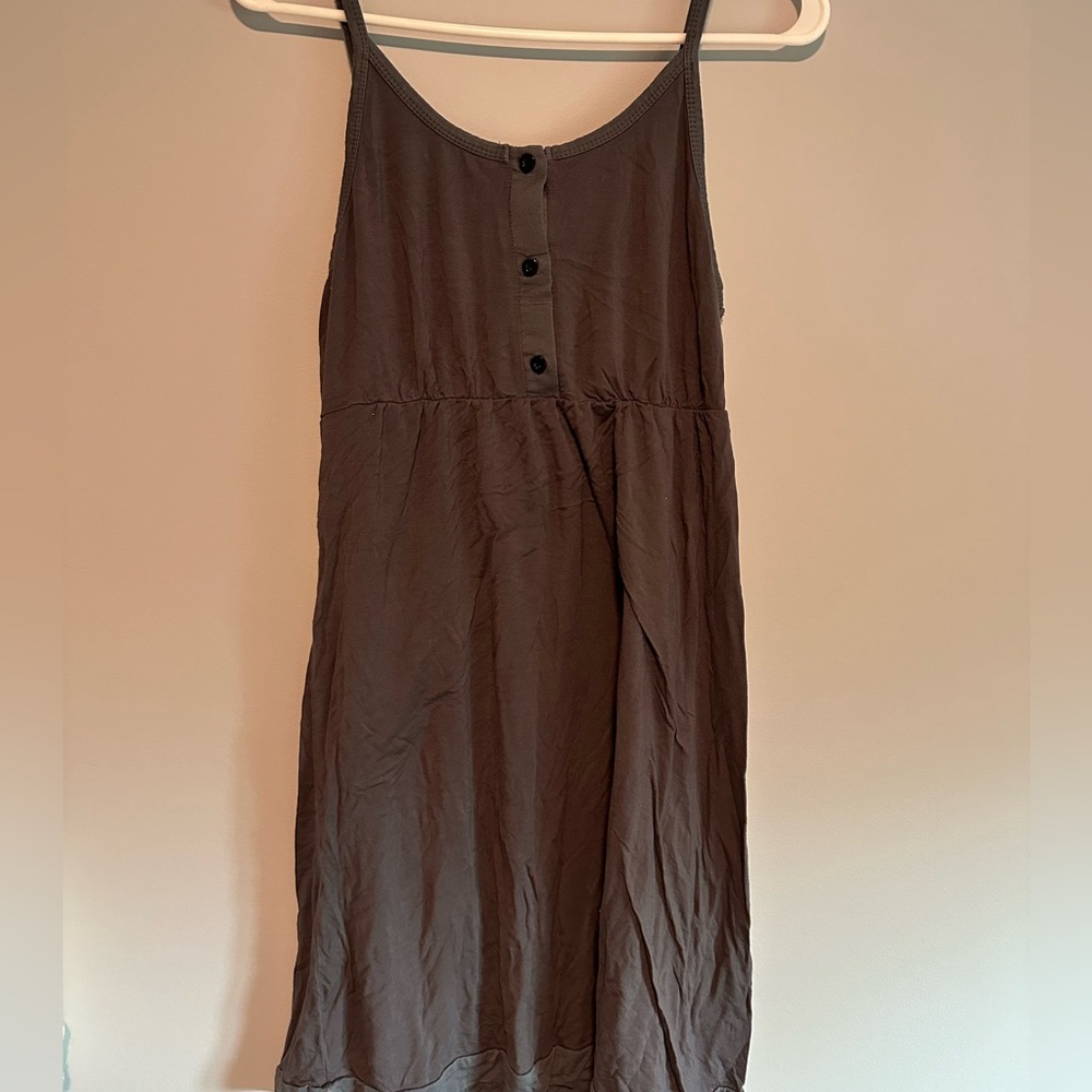 Gray maternity/nursing dress